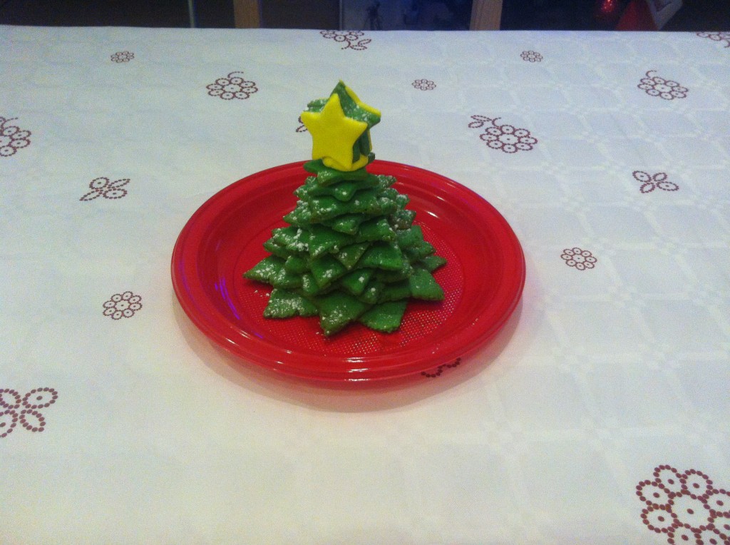 Arbol de galletas de navidad